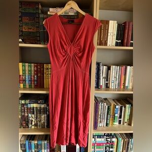 BCBGMaxAzria coral red color small dress